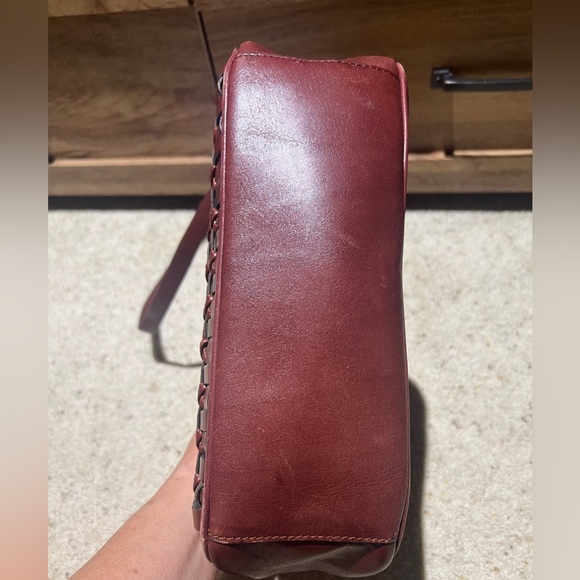 VINTAGE ETIENNE AIGNER WOVEN LEATHER CROSSBODY BAG - Picture 5 of 9